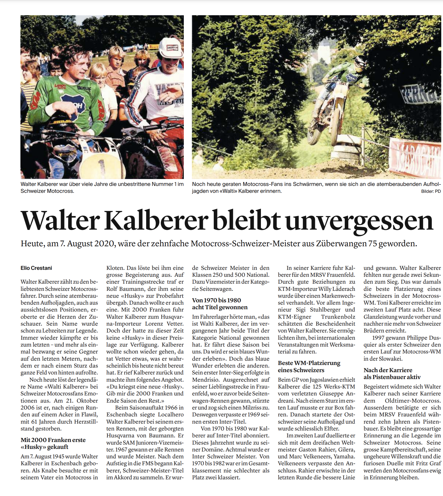 05 Walter Kalberer Zeitungsartikel